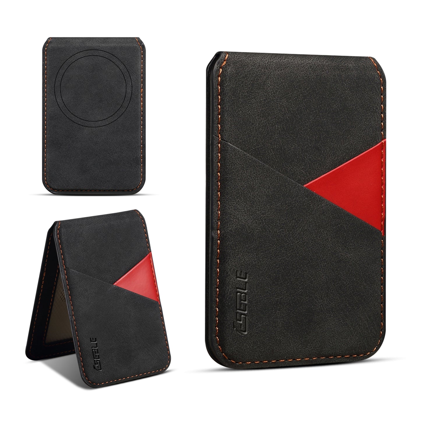 Magnetic Phone Holder Detachable Leather Wallet Stand NonSlip ID Card Cover For MagSafe IPhone 7