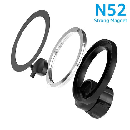 360 Degree Rotation Universal Magnetic Phone Holder for Car, Strong Magnet Car Mount for iPhone MagSafe, Xiaomi