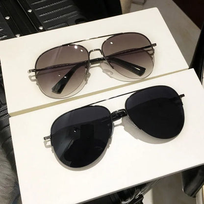 Aviator Metal Frame Sunglasses with UV Protection