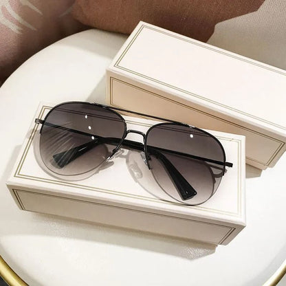Aviator Metal Frame Sunglasses With UV Protection 2