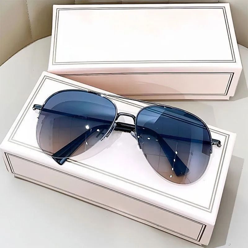 Aviator Metal Frame Sunglasses With UV Protection 6