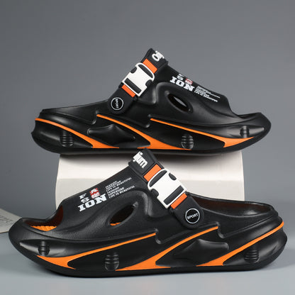 Mens Summer Outdoor Sandals, Beach Slippers, Comfortable Soft Clogs, Casual Shoes for Men, Women Garden Water Shoes