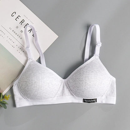 FallSweet Women's Wireless Bra, Seamless Comfort Bra, V-Shaped Gathering, Everyday T-Shirt Bra