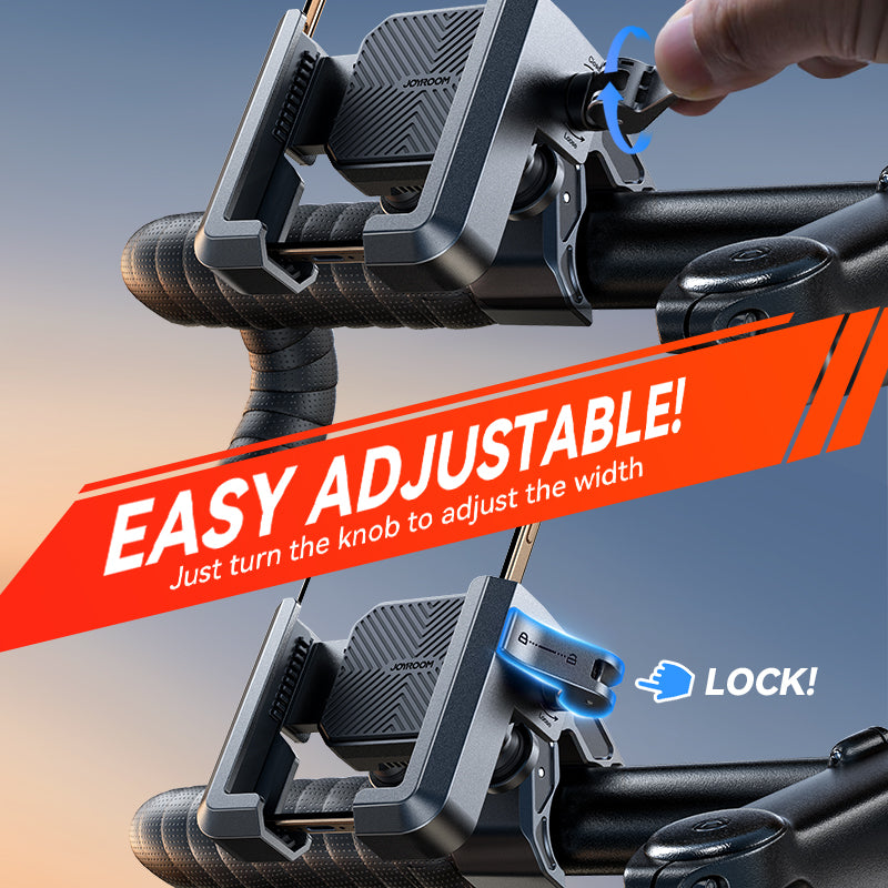 Dual Vibration Dampener, Universal Bike Bicycle Phone Mount, Motorcycle Phone Mount Holder for 4.7 to 7 Inch Phones