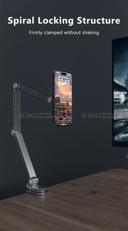 Tablet Phone Holder Flexible Magnetic Stand, Universal Tablet Holder for iPad Air Pro, Galaxy Tab Xiaomi Clip Mount Bed