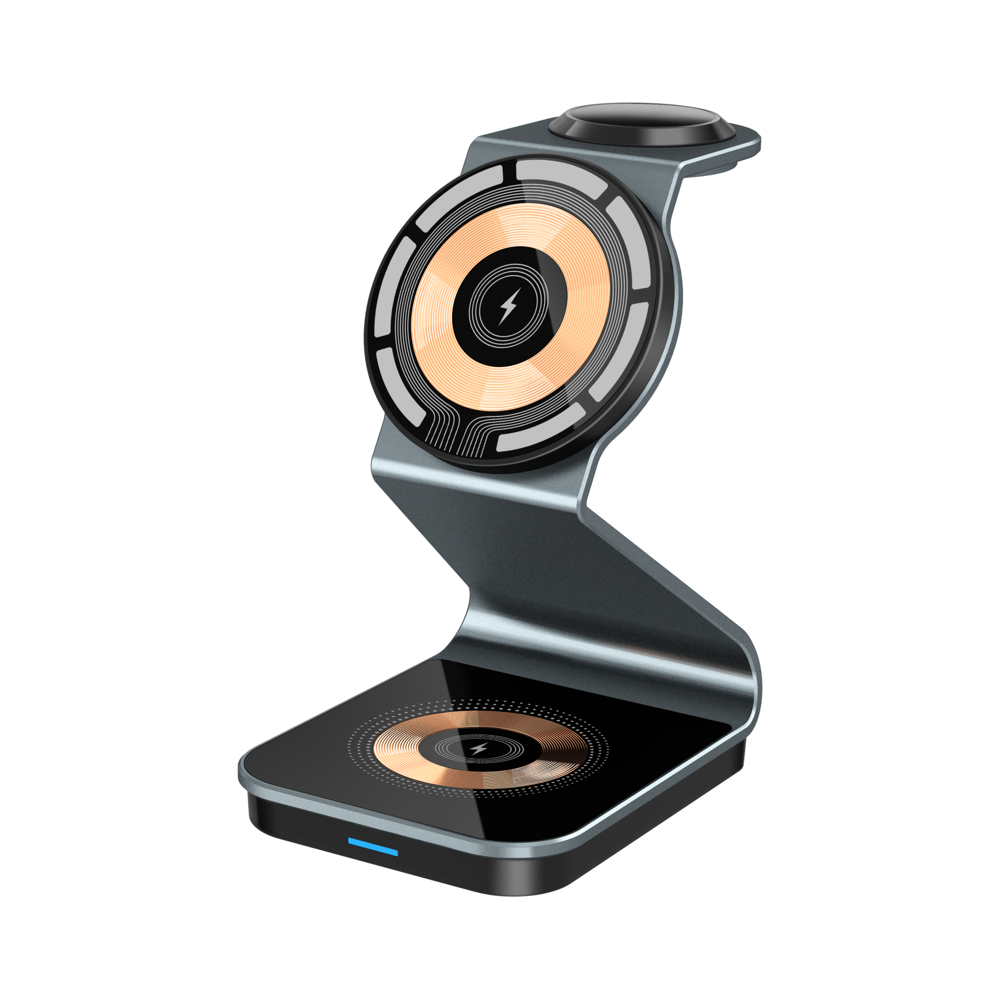 Apple Watch Dual 15W Fast Wireless Charging, 3 in 1 Magnetic Wireless Charger for Magsafe, Xiaomi Iphone