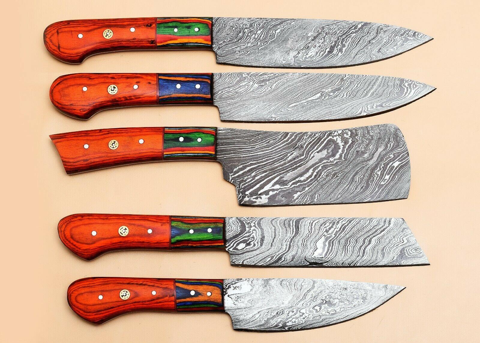 Premium Damascus Steel Chef Knife Set  512 Layer Blades 2