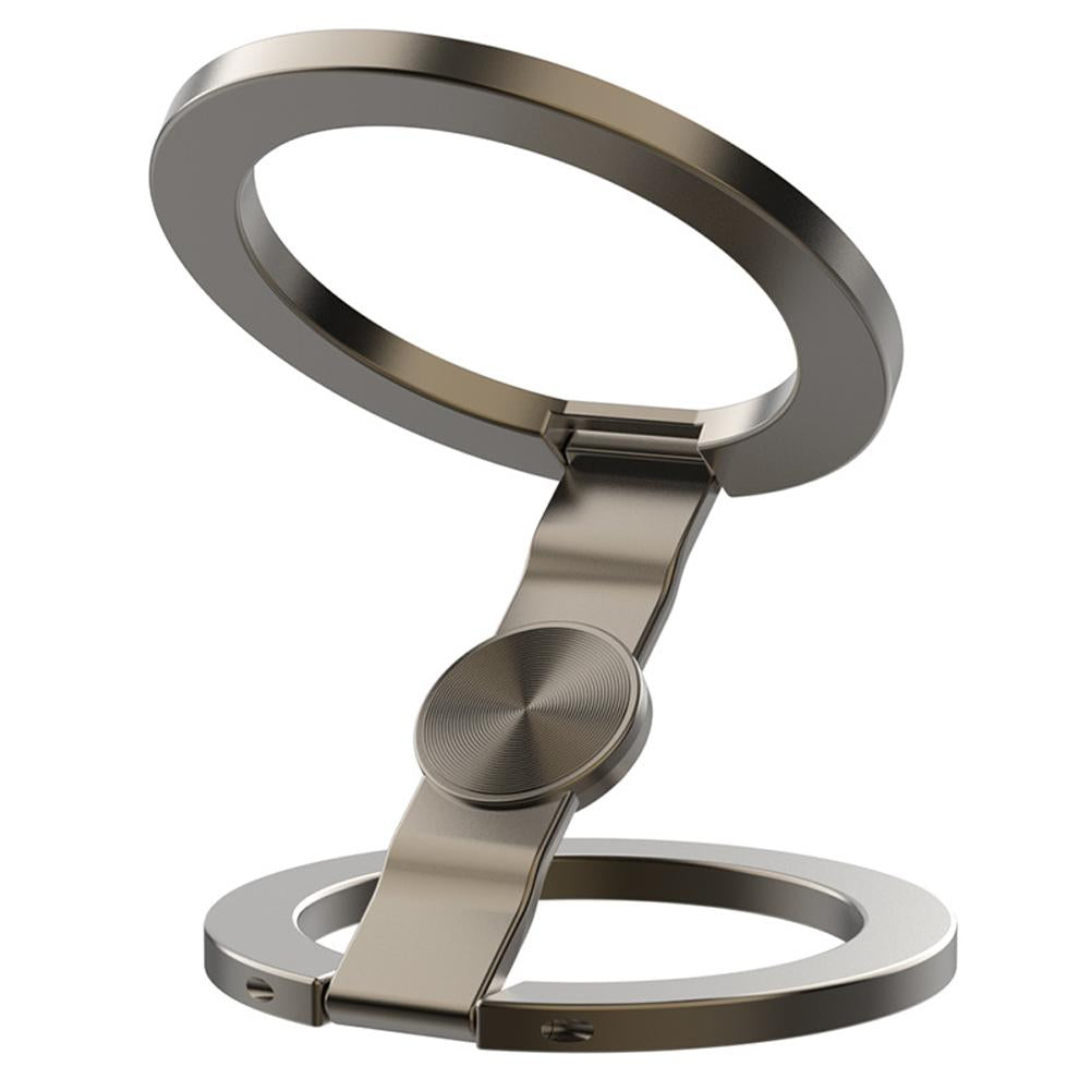 Magsafe Folding Portable Metal Finger Ring Stand for iPhone, Mobile Phone 360 Rotation Magnetic Holder