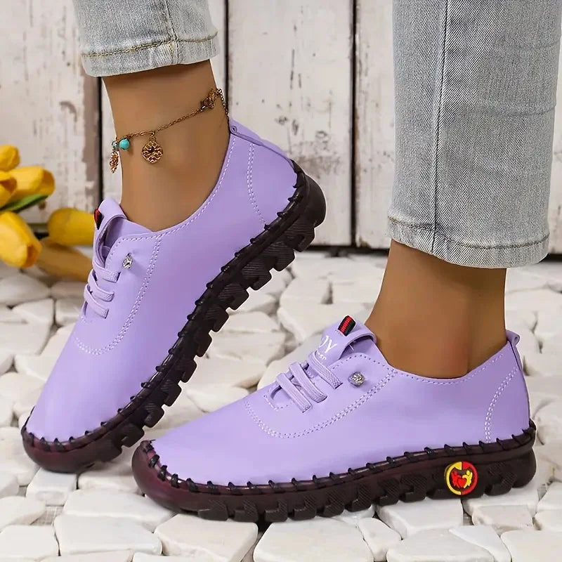 Women Sneakers, Spring Summer Soft-soled Loafers, Breathable Roman Retro Sneakers, Fashion Casual Shoes for Women