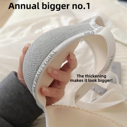 Seamless Invisible Bralette, Wireless Push Up Bra with 3D Pads, Anti Sagging Comfort for Small Chest, No Trace Underwear