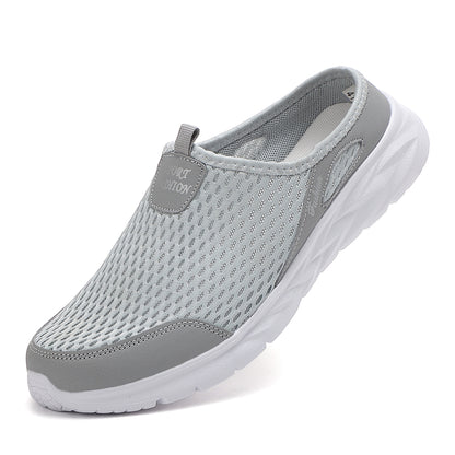 Lightweight Summer Sport Casual Shoes For Men Breathable Slip On Loafers Barefoot Sneakers Soft Sol 6
