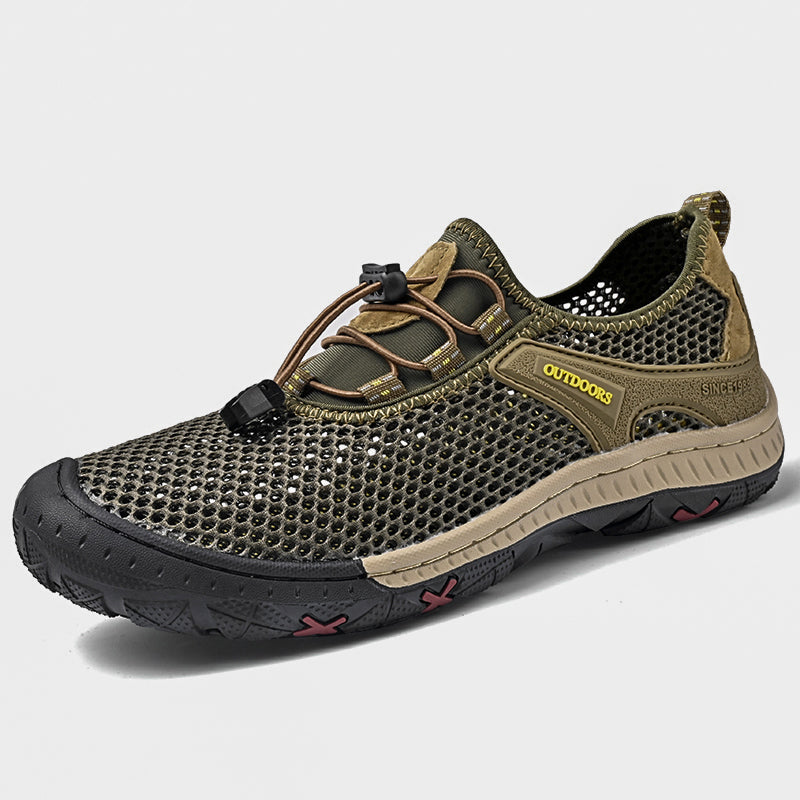 Breathable Outdoor Mesh Men Sneakers Slip On Loafers Lightweight Summer Casual Shoes For Men Comfor 3