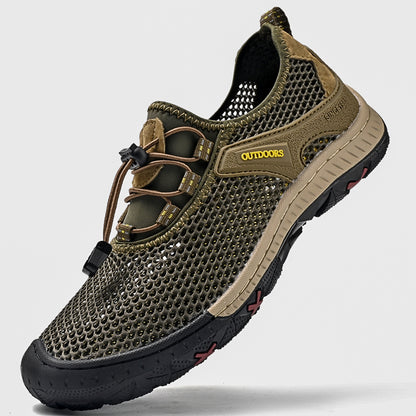 Breathable Outdoor Mesh Men Sneakers Slip On Loafers Lightweight Summer Casual Shoes For Men Comfor 8