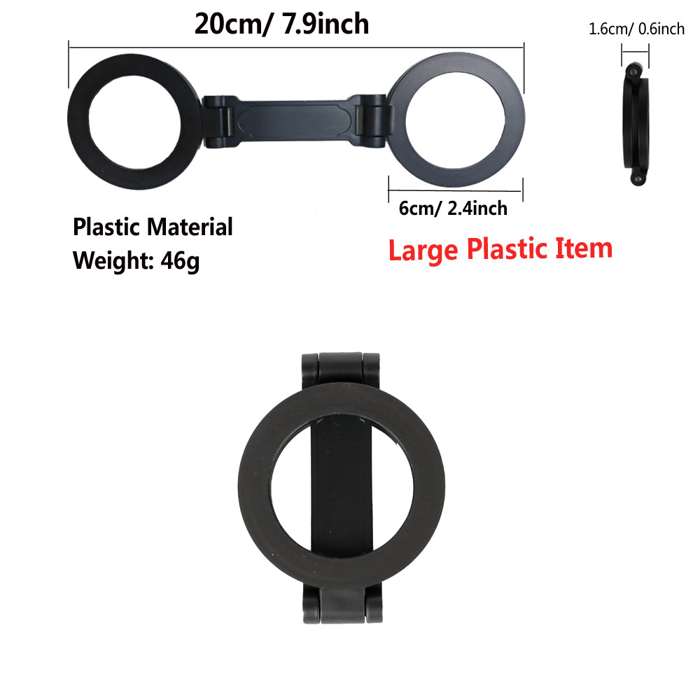 Universal Folding Car Holder Magnetic, Double Sided Magnetic Phone Ring Holder for Magsafe, Phone Accessories Support