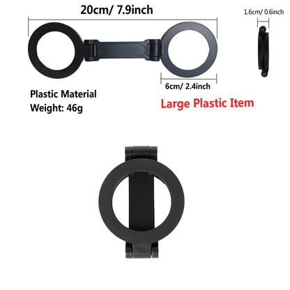 Universal Folding Car Holder Magnetic, Double Sided Magnetic Phone Ring Holder for Magsafe, Phone Accessories Support