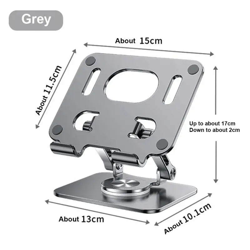 Adjustable Foldable Tablet Holder For IPad 360 Rotation Aluminum Phone Stand Compatible With IPad P 6