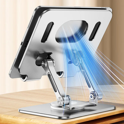 Adjustable Foldable Tablet Holder For IPad 360 Rotation Aluminum Phone Stand Compatible With IPad P 3