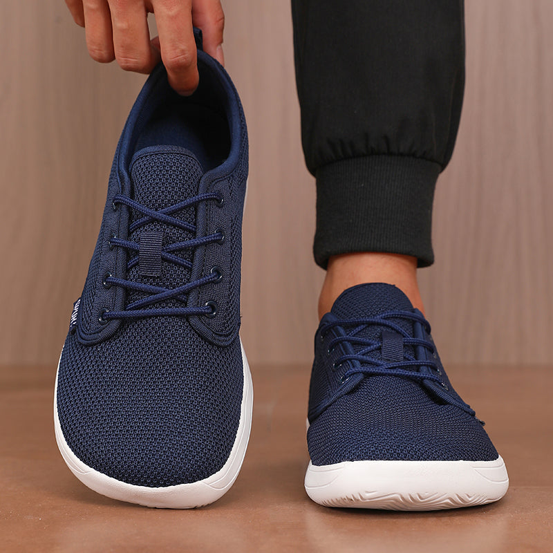 Universal Mesh Breathable Sports Shoes For Men And Women Simple Wide Footed Lightweight Casual Flat 2