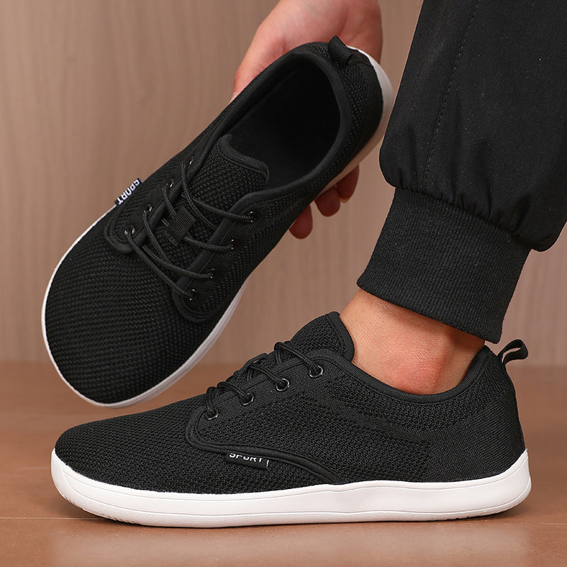 Universal Mesh Breathable Sports Shoes For Men And Women Simple Wide Footed Lightweight Casual Flat 8