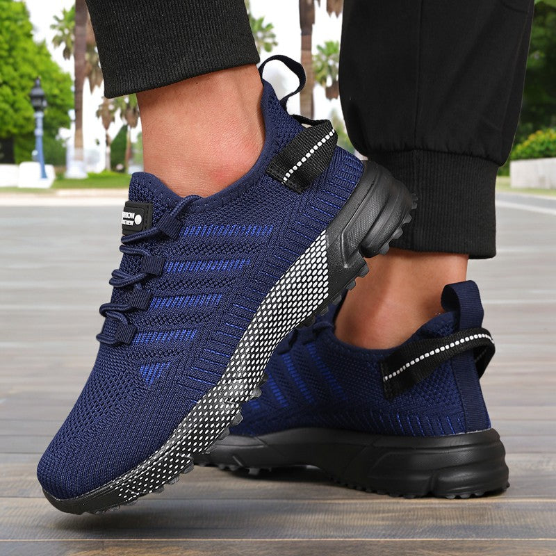 Luxury Male Tenis Masculino New Mens Sneakers Lightweight Breathable Fashion Running Shoes Thick So 9