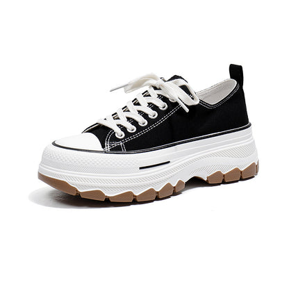 Casual Canvas Sneakers For Women Womens Shoes Spring And Summer New Breathable High Platform Woman  3