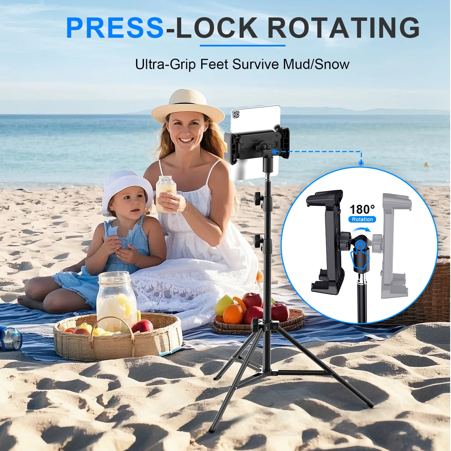 Adjustable Tripod Floor Tablet Stand Holder Mount For IPad Pro 129 Air Mini Xiaomi 413 Inch Lazy Ho 4