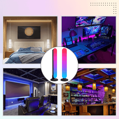 RGB Music Rhythm Light Bar USB Rechargeable Sound Reactive LED Decoration 1