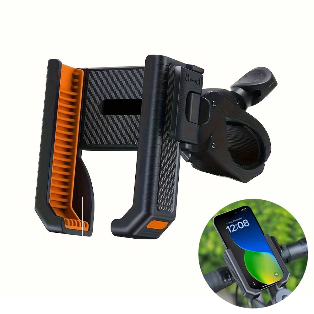 Bicycle Motorcycle Handlebar Mobile Phone Mount Clip GPS Bike Phone Holder Stand Support Shockproof 1