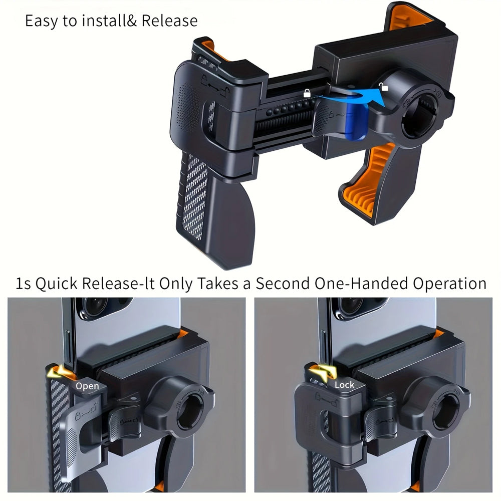 Bicycle Motorcycle Handlebar Mobile Phone Mount Clip GPS Bike Phone Holder Stand Support Shockproof 3