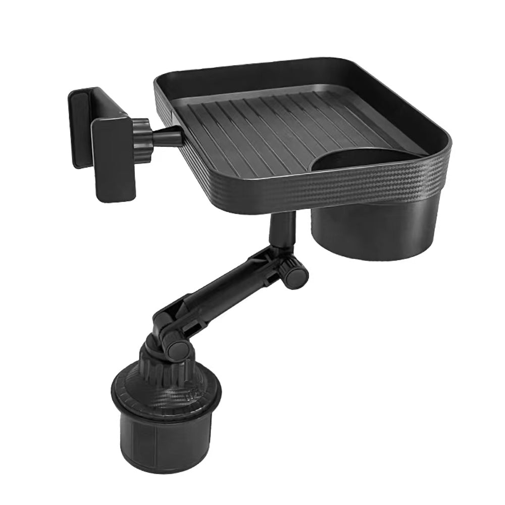 Adjustable Car Cup Holder, Phone Stand Mount, Food Organized Tray, 360 Degree Rotation, Drink Accessories for iPhone