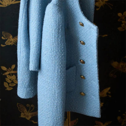 European Vintage Fashion Jacket, Women's Slimming Tweed Style, Early Autumn Socialite Short Jacket
