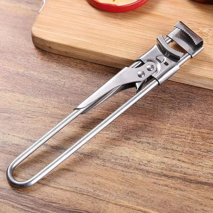 Adjustable Multi Function Stainless Steel Bottle And Jar Opener 1