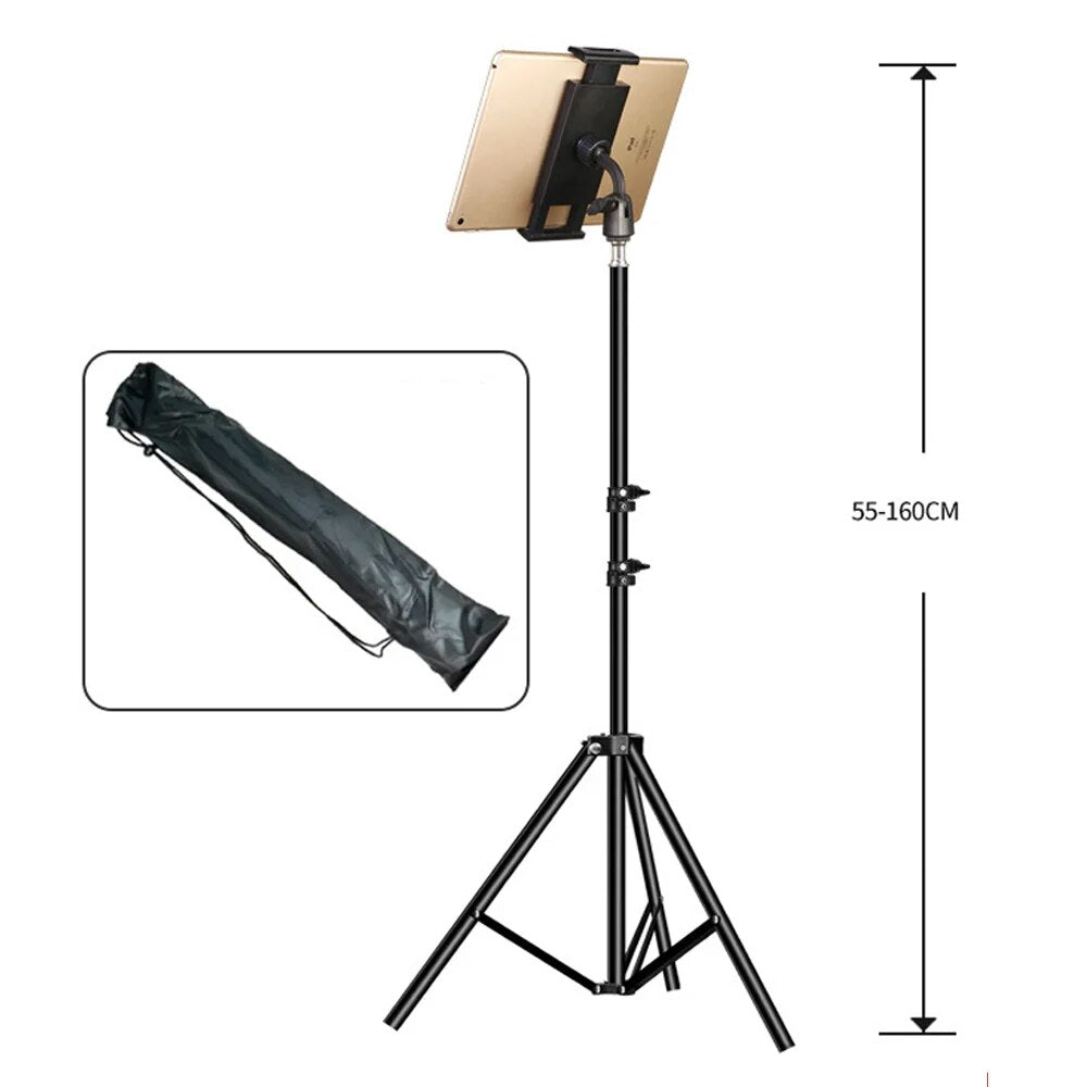 Tablet Tripod Floor Stand Adjustable Mount Support 413 Inch Lazy Holder Bracket For IPad Pro Air Hu 1