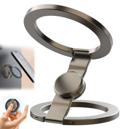 360° Rotation Mobile Phone Holder, Folding Metal Finger Ring, Portable Magnetic Stand For Magsafe iPhone