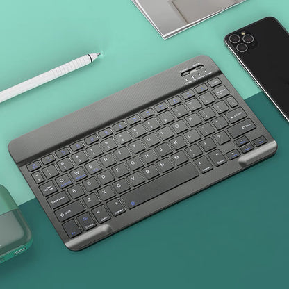 Rechargeable Wireless Gaming Keyboard for iOS, Android, Windows, Smart Phone, iPad, PC, Laptop, Bluetooth-Compatible