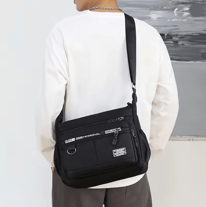 Oxford Shoulder Bag for Men Large Capacity Casual Crossbody Messenger Bag