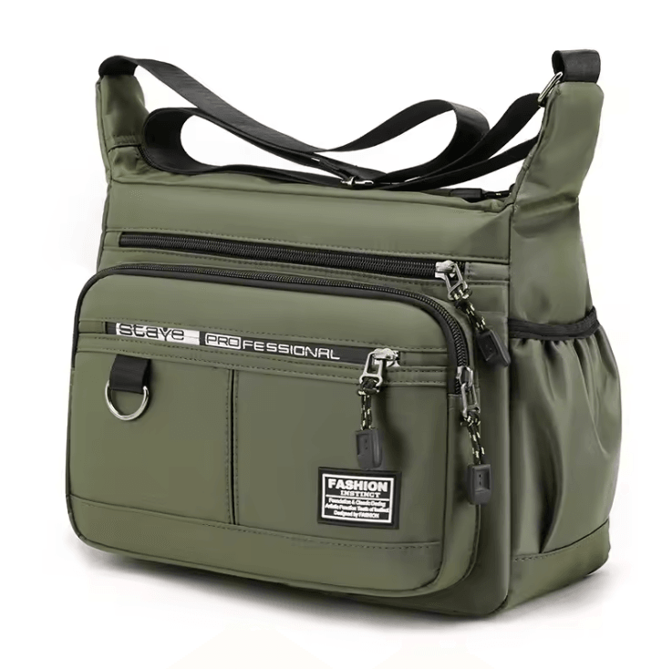 Oxford Shoulder Bag For Men Large Capacity Casual Crossbody Messenger Bag 3