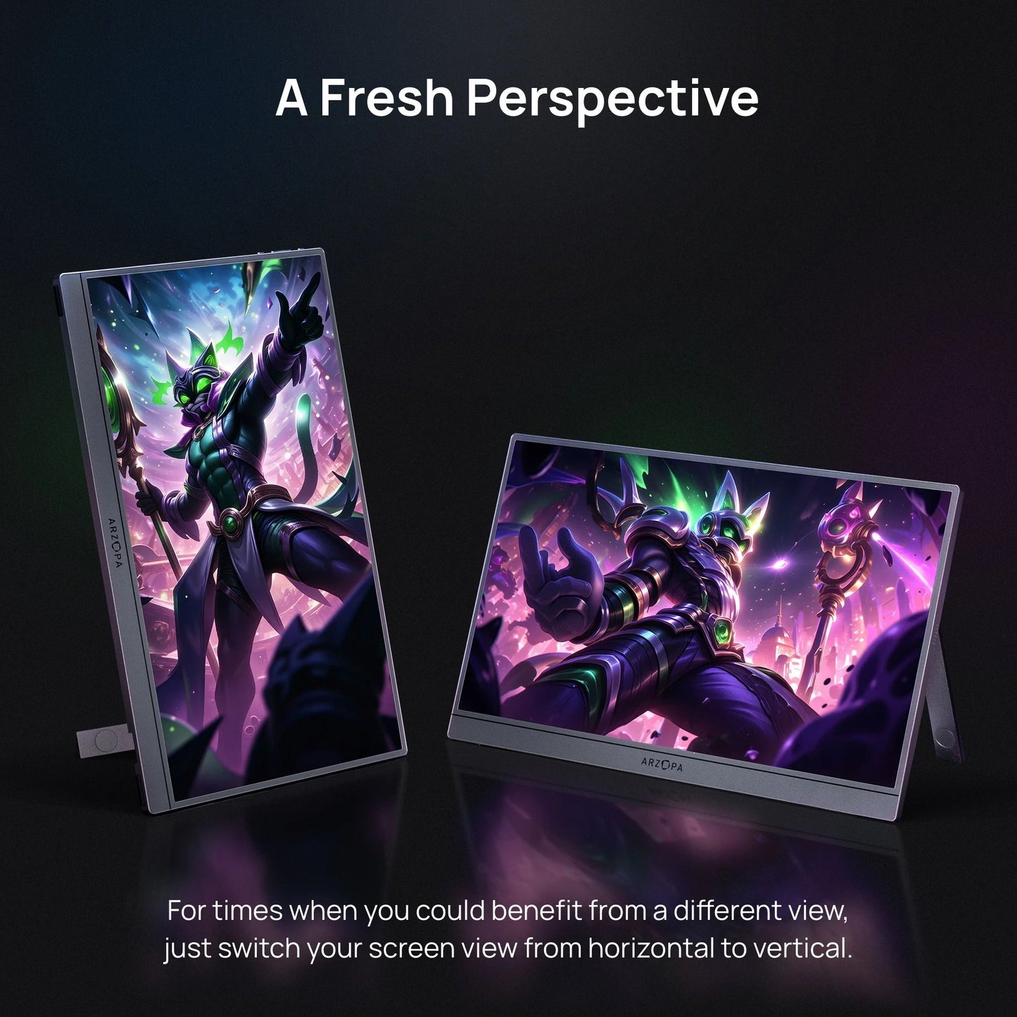 161 Inch 144Hz Portable Monitor With Wide Color Display And Protective Sleeve 4