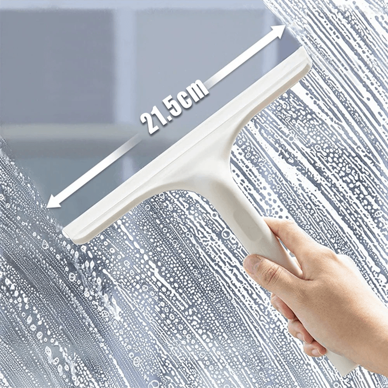 3 In 1 Window Cleaning Squeegee With Spray Bottle And Microfiber Scrubber 2