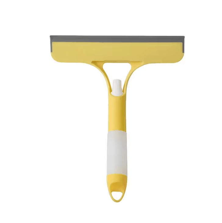 3 In 1 Window Cleaning Squeegee With Spray Bottle And Microfiber Scrubber 6