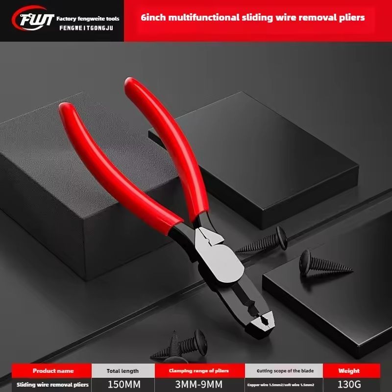 Multi Functional Screw Removal And Wire Stripping Pliers 3