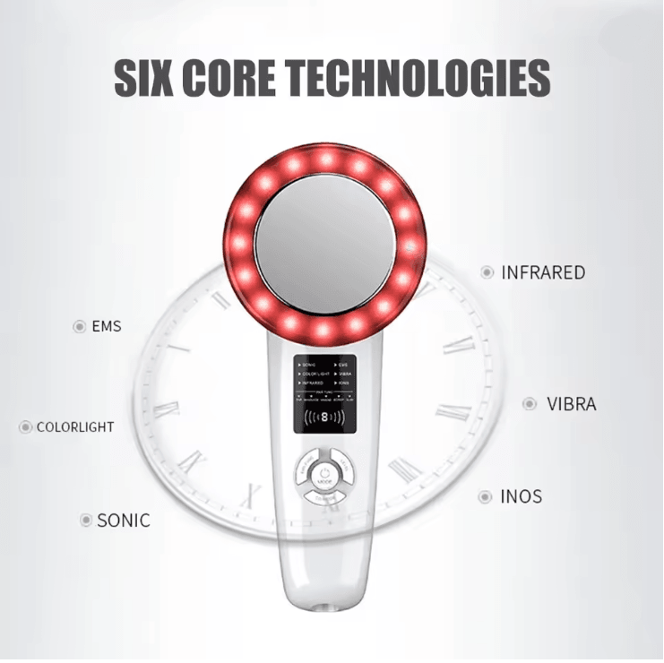 6 In 1 EMS Ultrasound Body Massager With Infrared Therapy And Face Lifting Function 1