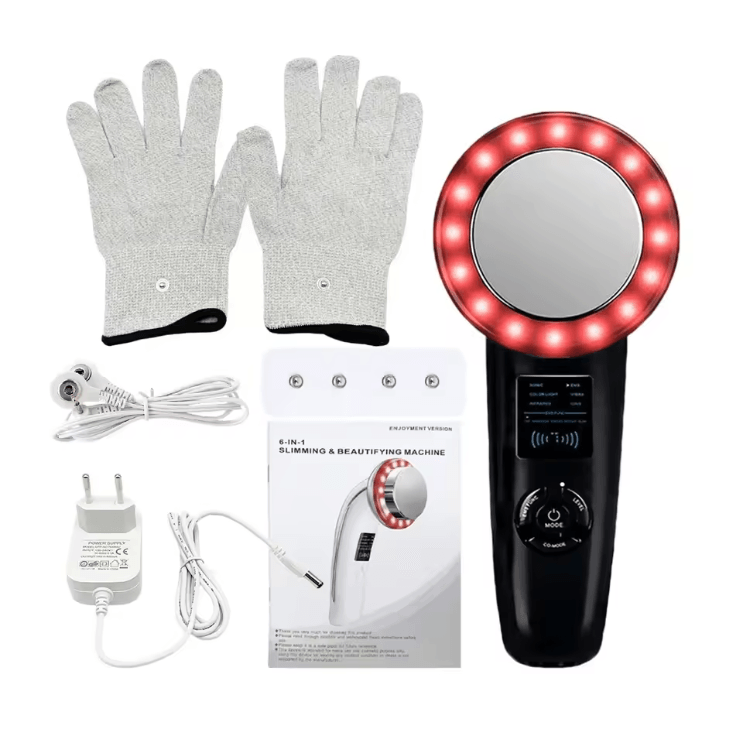 6 In 1 EMS Ultrasound Body Massager With Infrared Therapy And Face Lifting Function 3