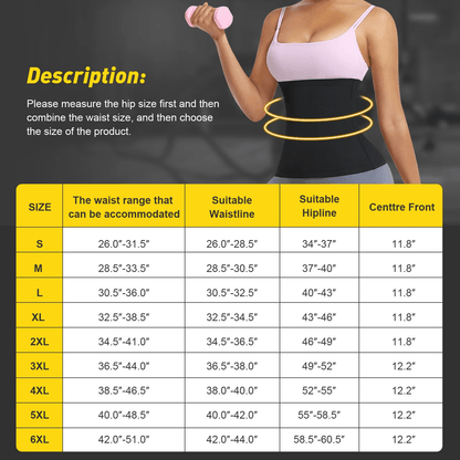 Sauna Waist Trainer Slimming Belt For Women Belly Control And Body Shaping 3