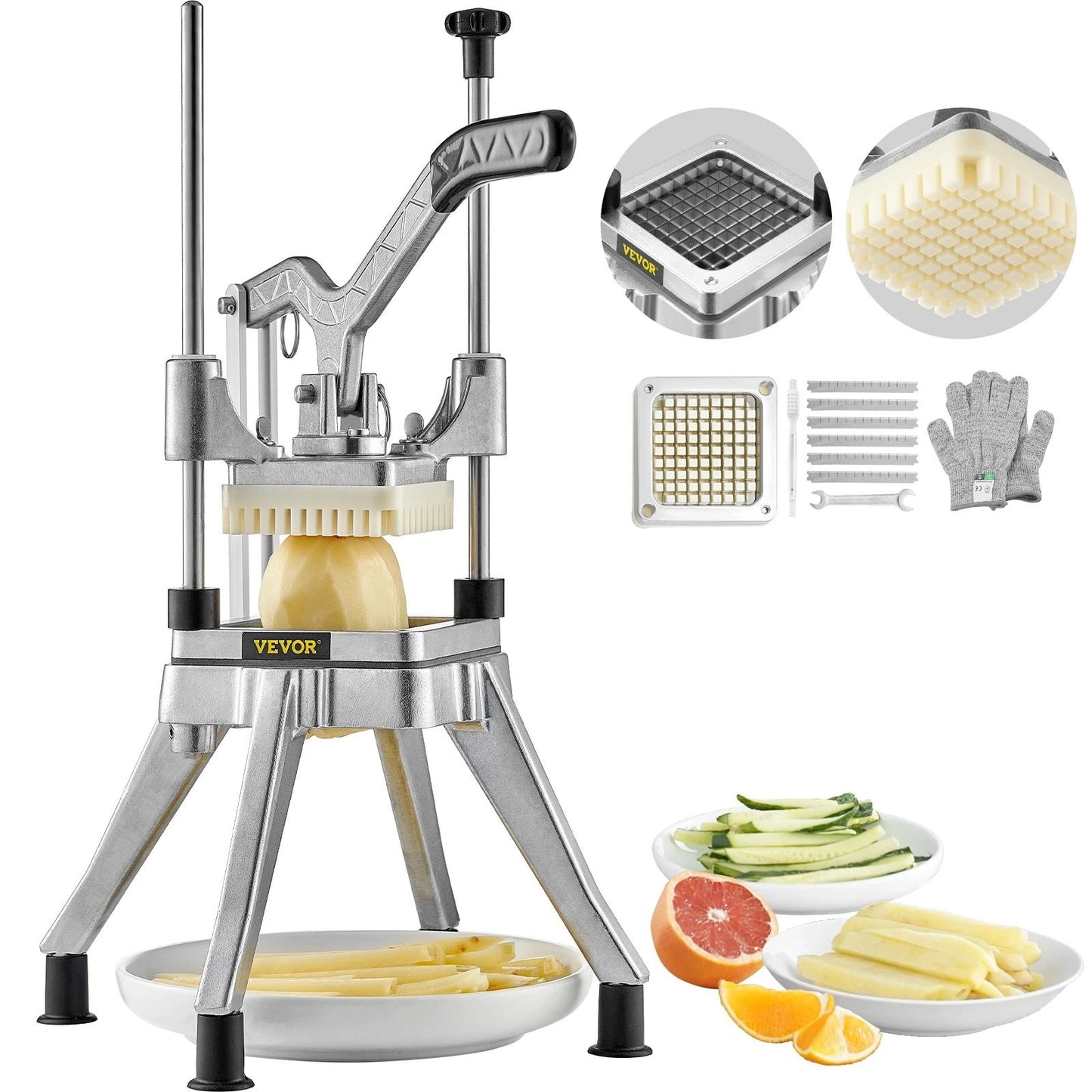 Commercial Stainless Steel Vegetable and Fruit Dicer Cutter