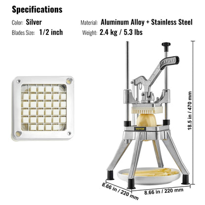 Commercial Stainless Steel Vegetable And Fruit Dicer Cutter 5
