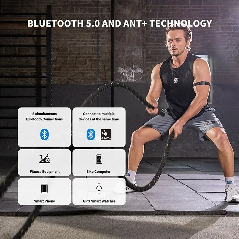 Armband Heart Rate Monitor With Bluetooth 50 And ANT Connectivity 2