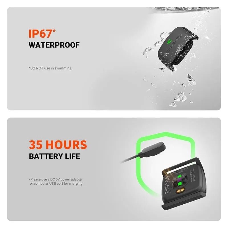 Armband Heart Rate Monitor With Bluetooth 50 And ANT Connectivity 5