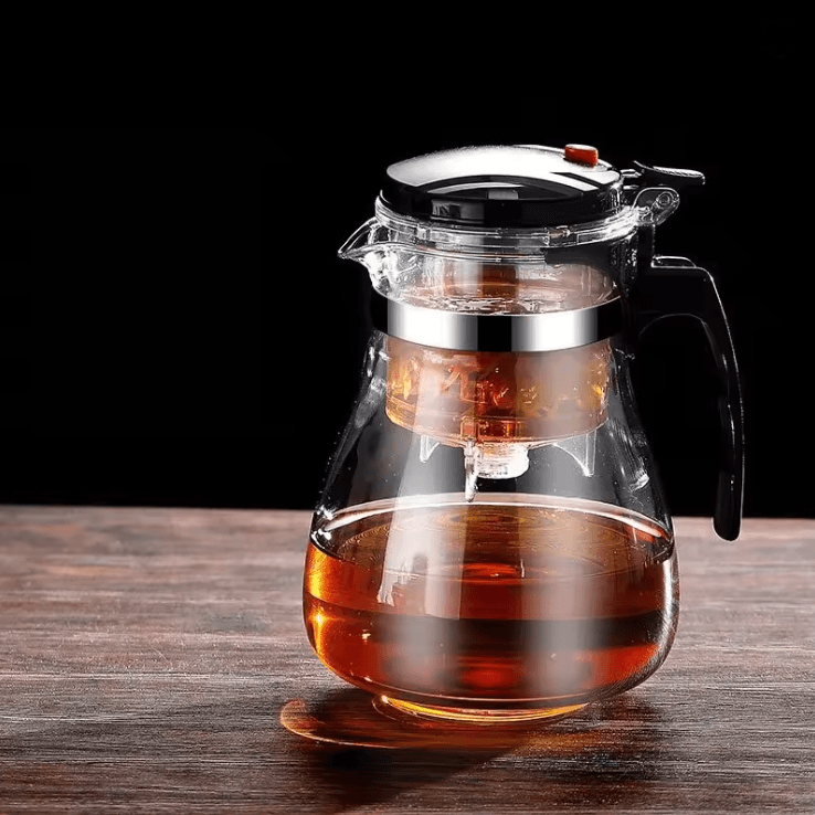 Glass Teapot With Built In Filter For Loose Leaf Tea And Herbal Brewing 6