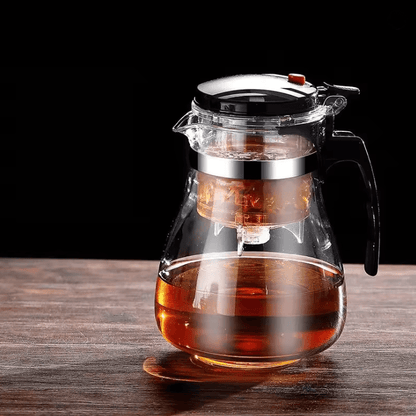 Glass Teapot With Built In Filter For Loose Leaf Tea And Herbal Brewing 6